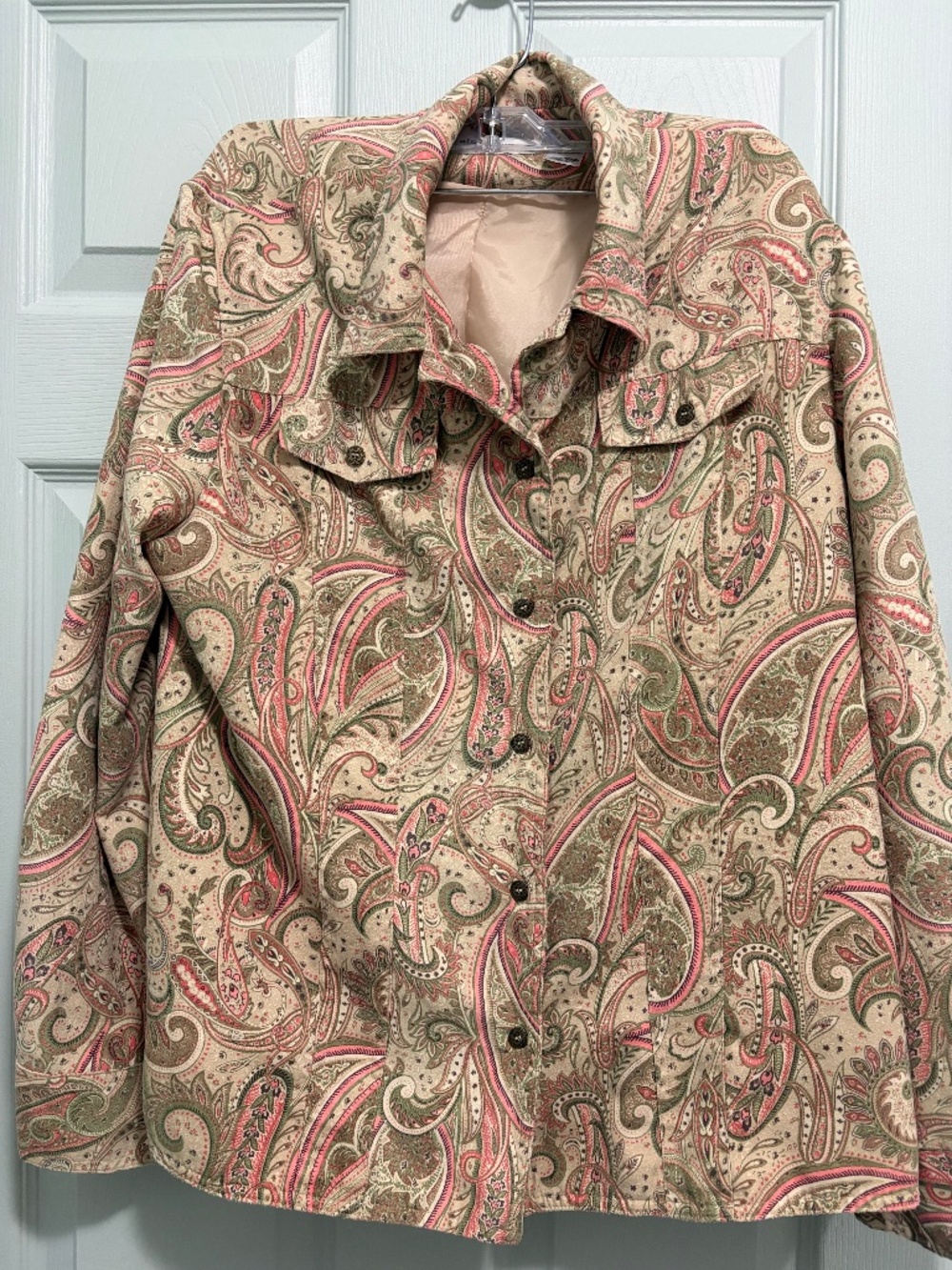 Alfred Dunner Woman's Paisley Light Jacket in size 14